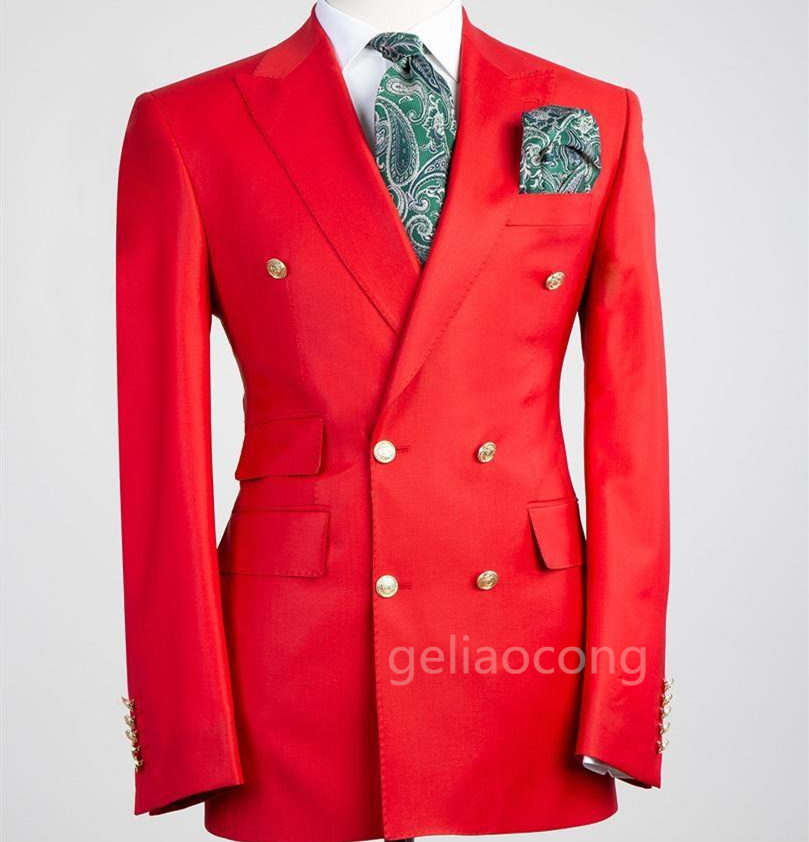 Men Formal Wear With Blazer - XS-6XL Wedding Men Suits Blazer Bridegroom