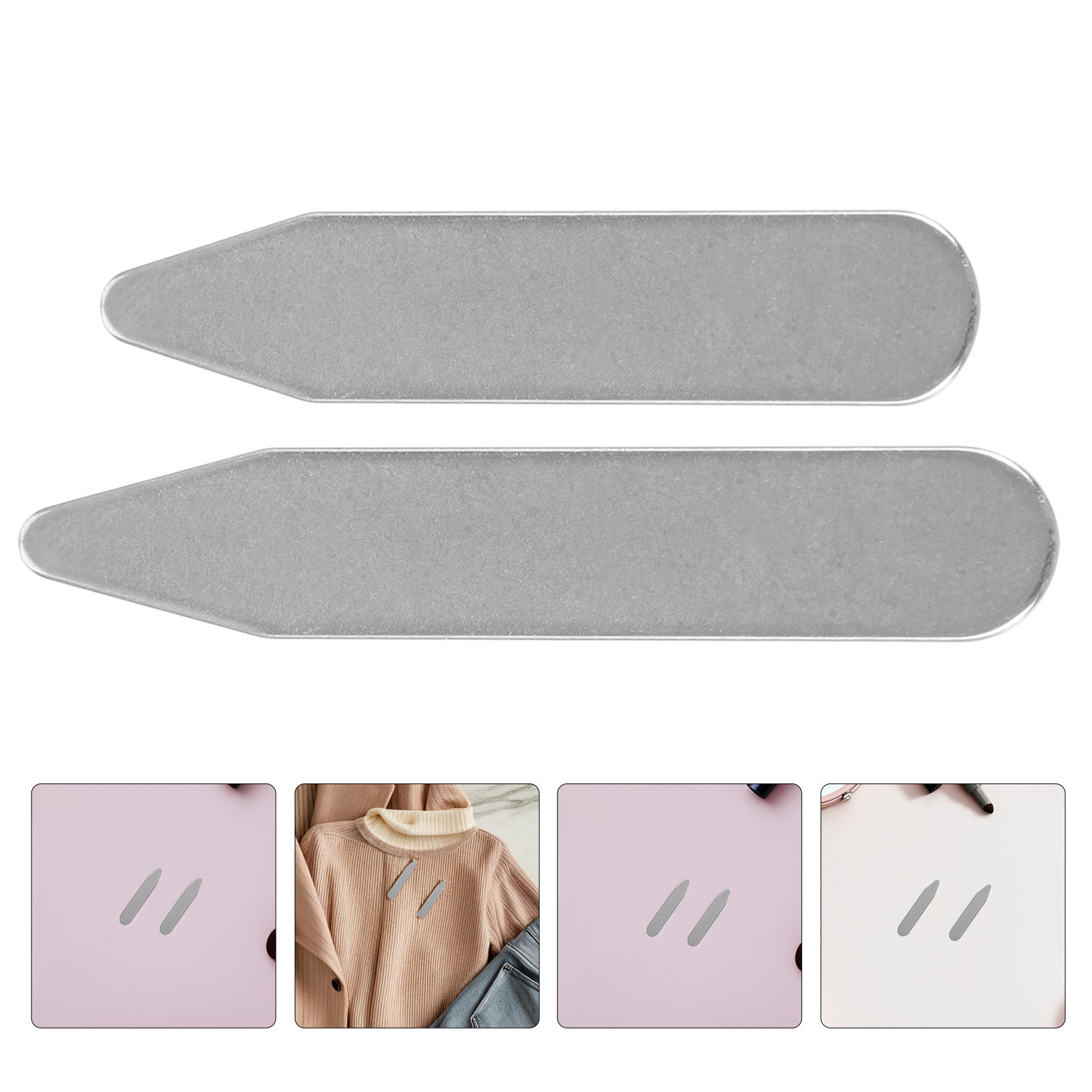 Men'S Formal Wear - Stainless Steel Collar Stays for Dress