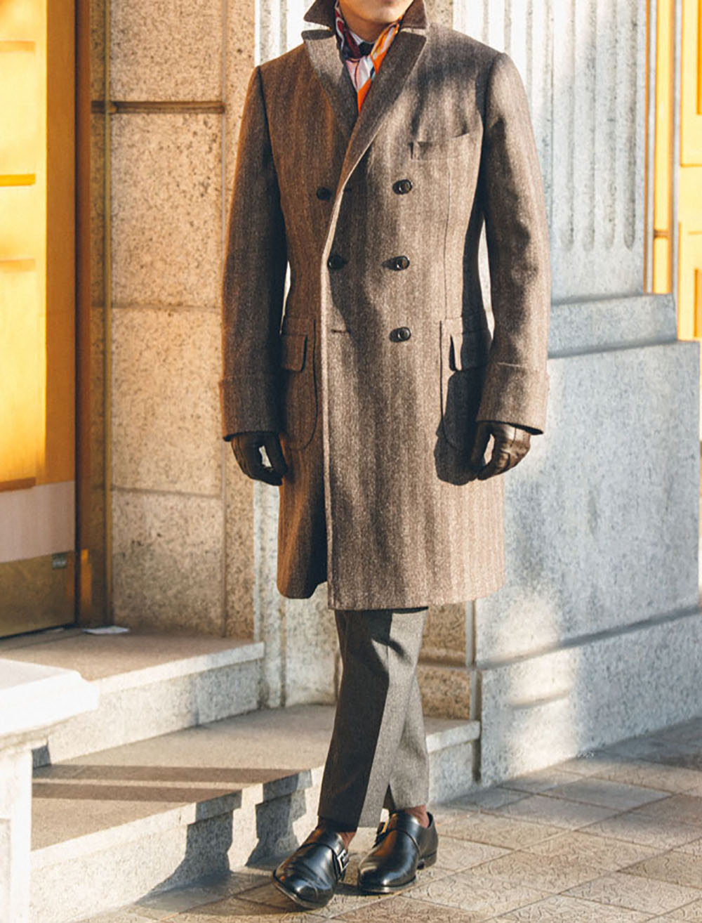 Vintage Wool Blend Herringbone - Men'S Vintage Formal Wear review and price