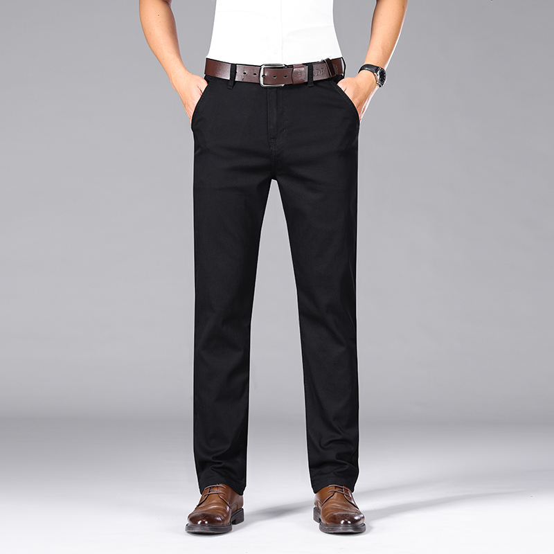 Pure Black Jeans Men's Summer  - Men Formal Wear With Jeans review and price
