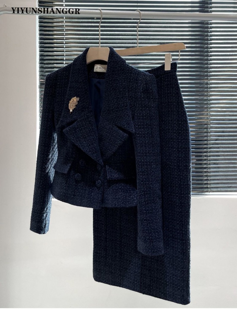 New Autumn Winter Tweed Women' - Wool Suit Jacket review and price