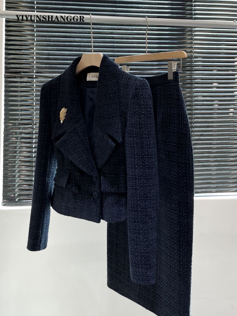 New Autumn Winter Tweed Women' - Wool Suit Jacket review and price