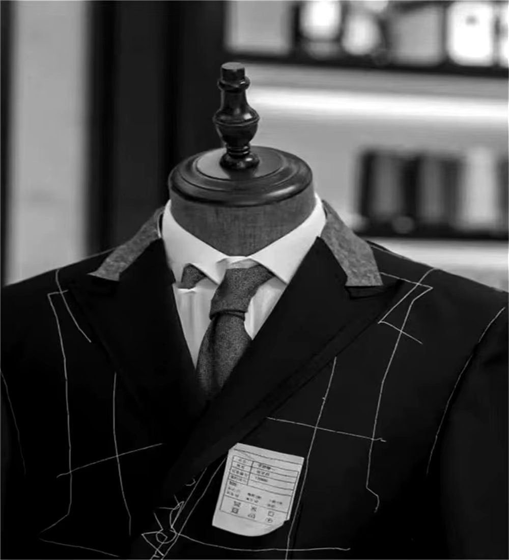Grey/Black Striped Mens Suits  - Wool Suit Jacket review and price