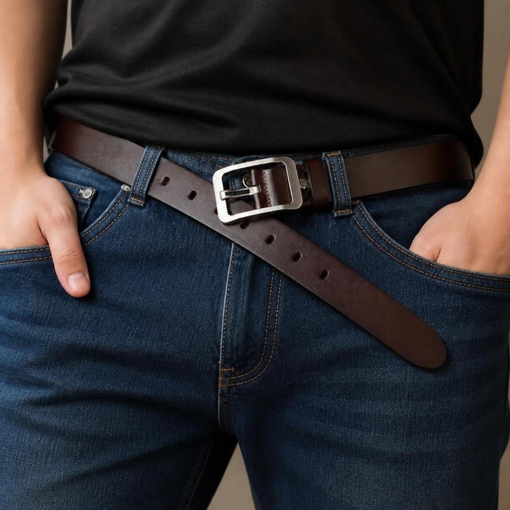 Fashion Business Casual PU Lea - Men Formal Wear With Jeans review and price