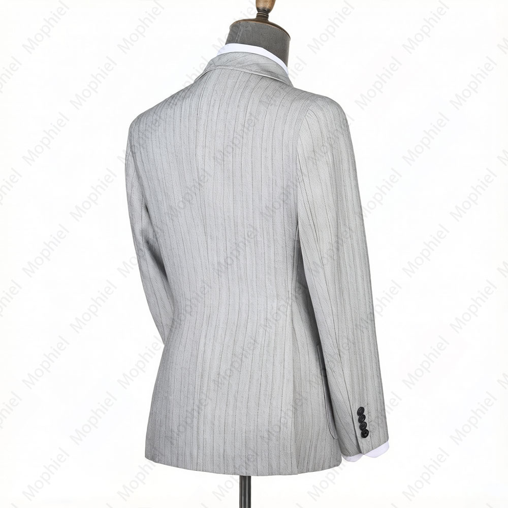 Mophiel Light Grey Men Suits S - Men Formal Wear With Blazer review and price