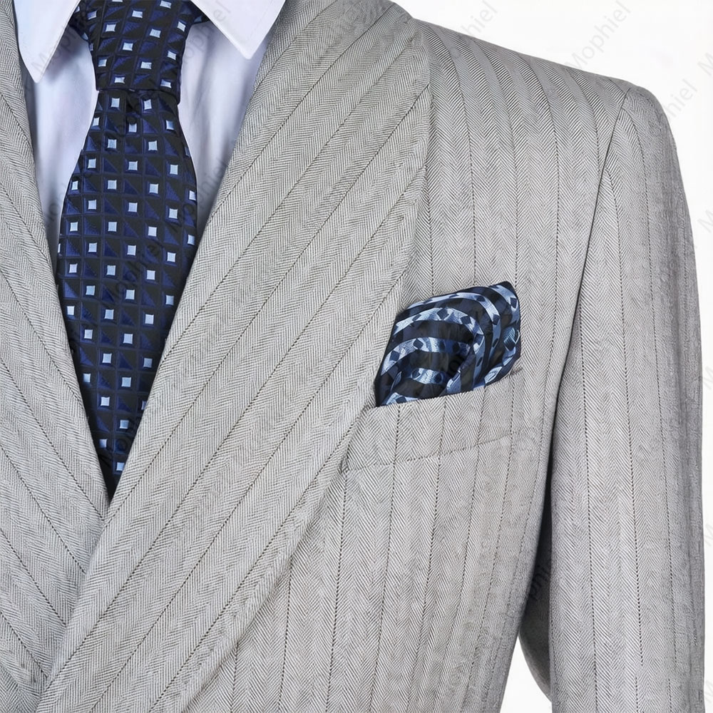 Mophiel Light Grey Men Suits S - Men Formal Wear With Blazer review and price