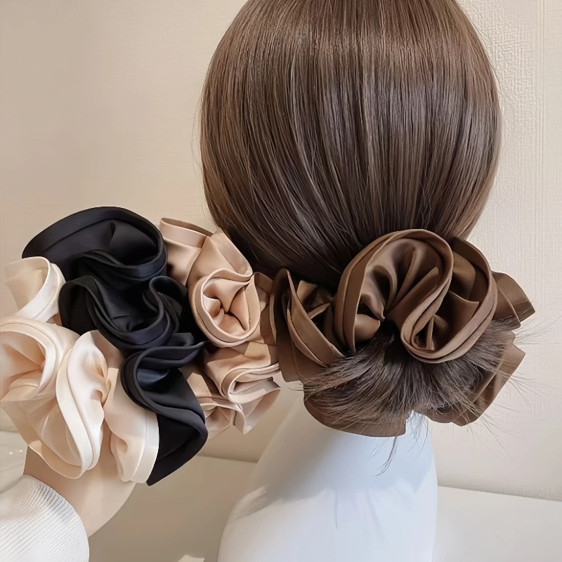Korean Satin Scrunchies Elasti - Satin Bow Tie review and price
