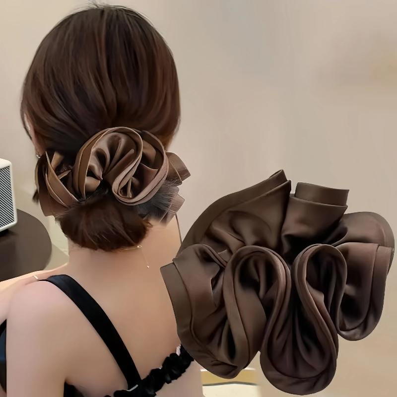 Korean Satin Scrunchies Elasti - Satin Bow Tie review and price