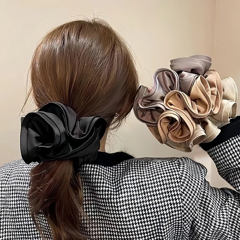 Korean Satin Scrunchies Elasti - Satin Bow Tie review and price