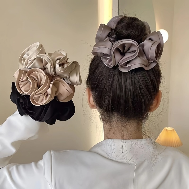 Korean Satin Scrunchies Elasti - Satin Bow Tie review and price