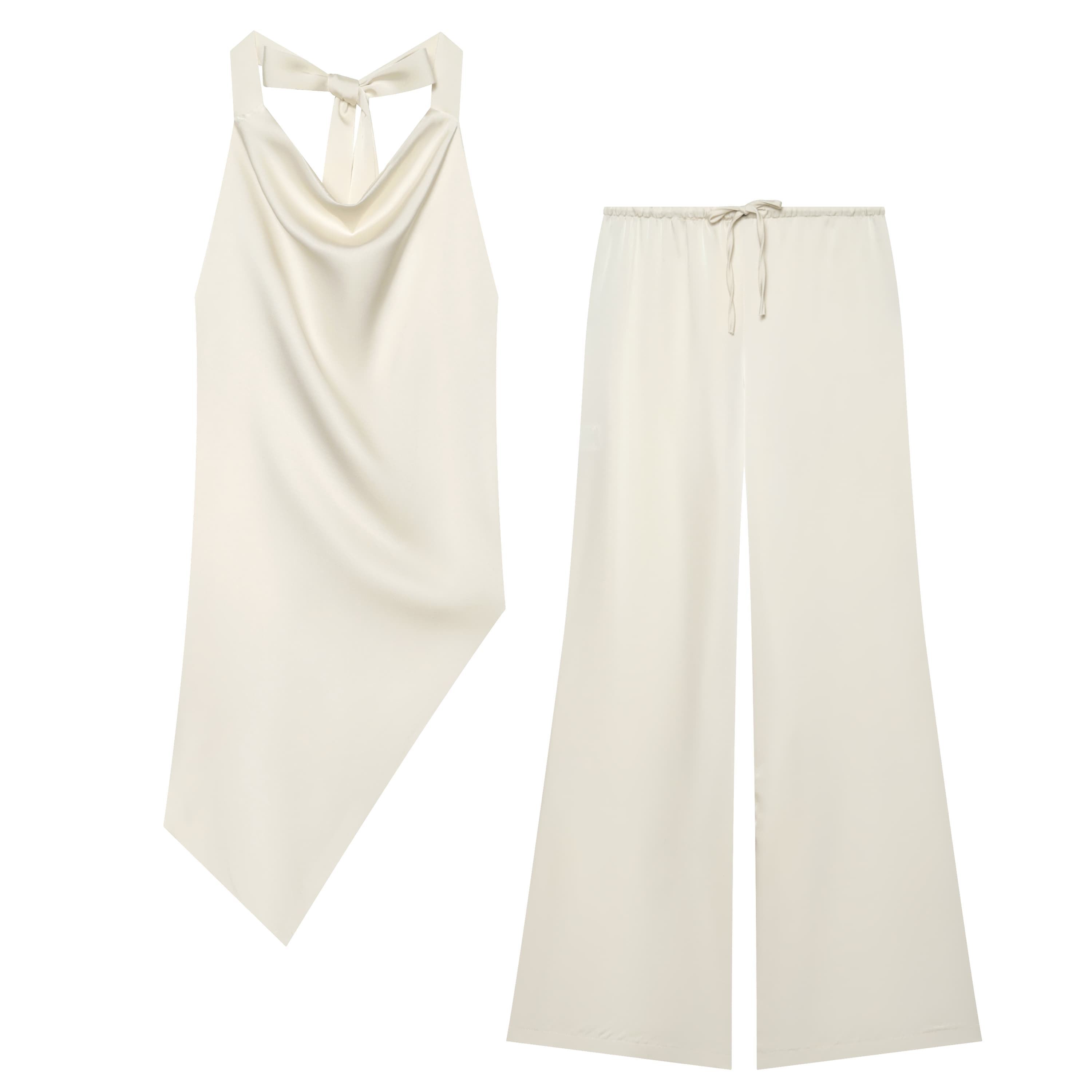 BSAY 2026 Women Satin Two Piec - Satin Bow Tie review and price