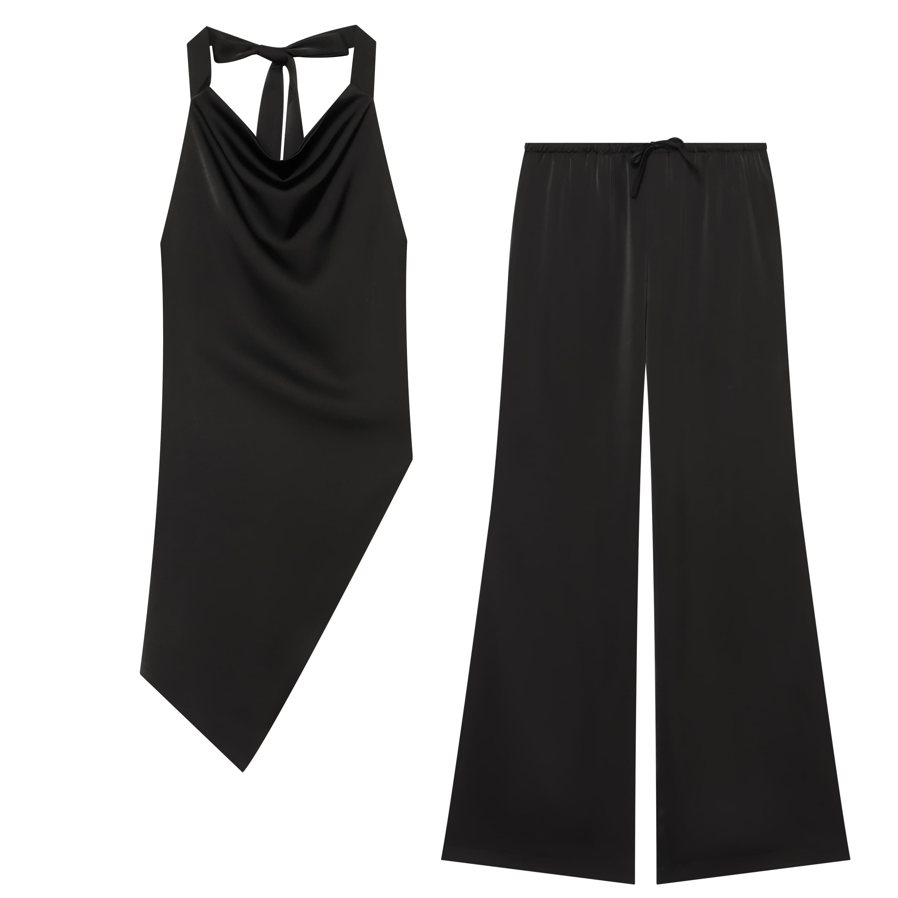 BSAY 2026 Women Satin Two Piec - Satin Bow Tie review and price