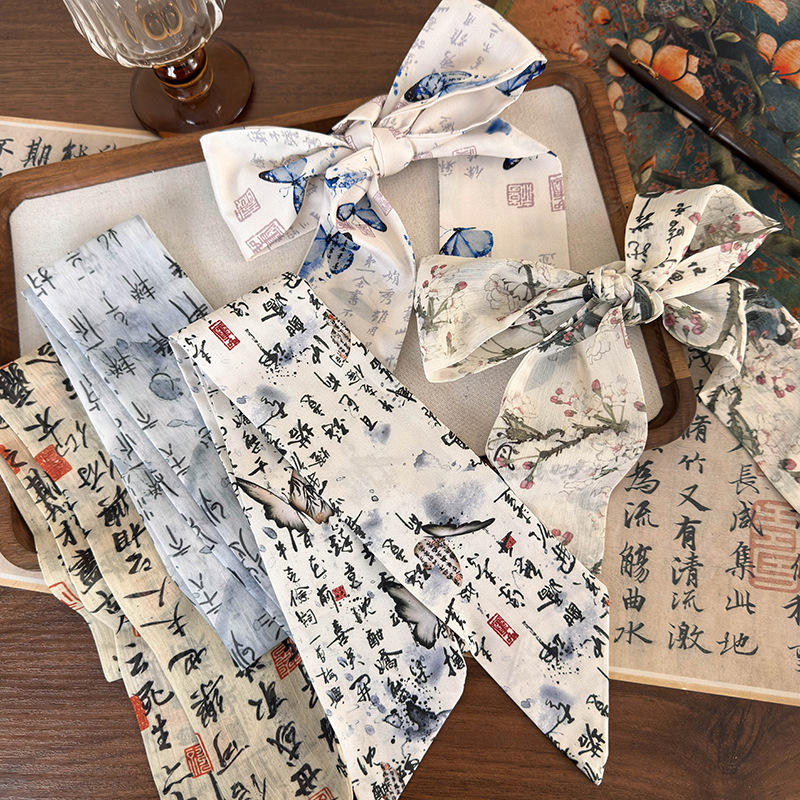 New Chinese Style Ribbon Headb - Satin Bow Tie review and price