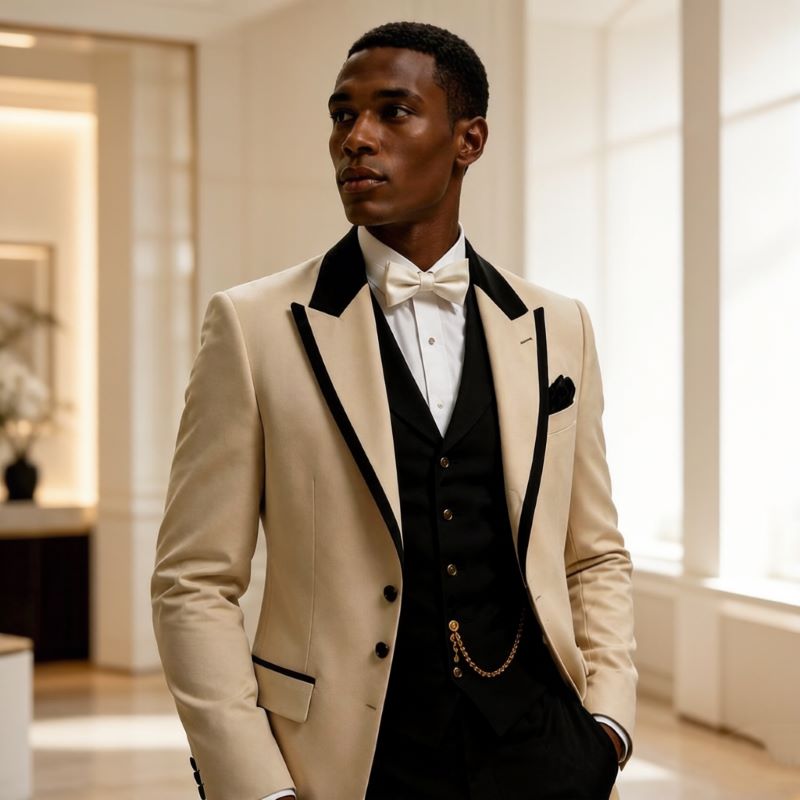 3 Pcs Wedding Suits for Men Sl - Men Formal Wear For Wedding review and price