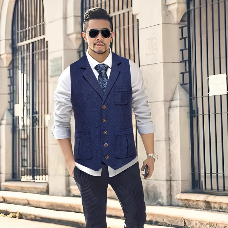 Men's Herringbone Tweed Suit V - Men'S Vintage Formal Wear review and price