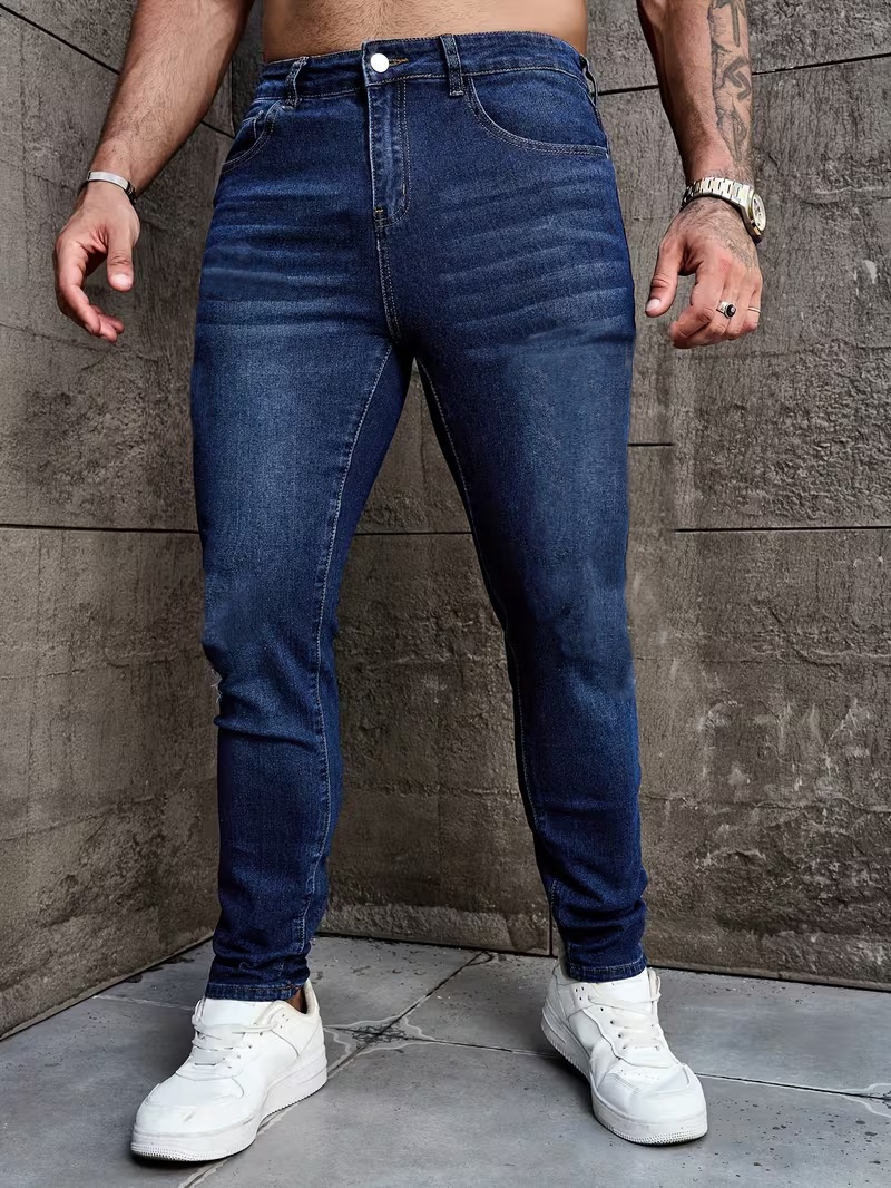 Men's Stretch Jeans - Suitable - Men Formal Wear With Jeans review and price