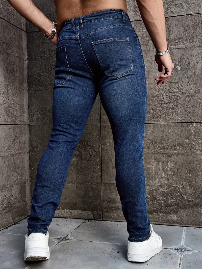 Men's Stretch Jeans - Suitable - Men Formal Wear With Jeans review and price