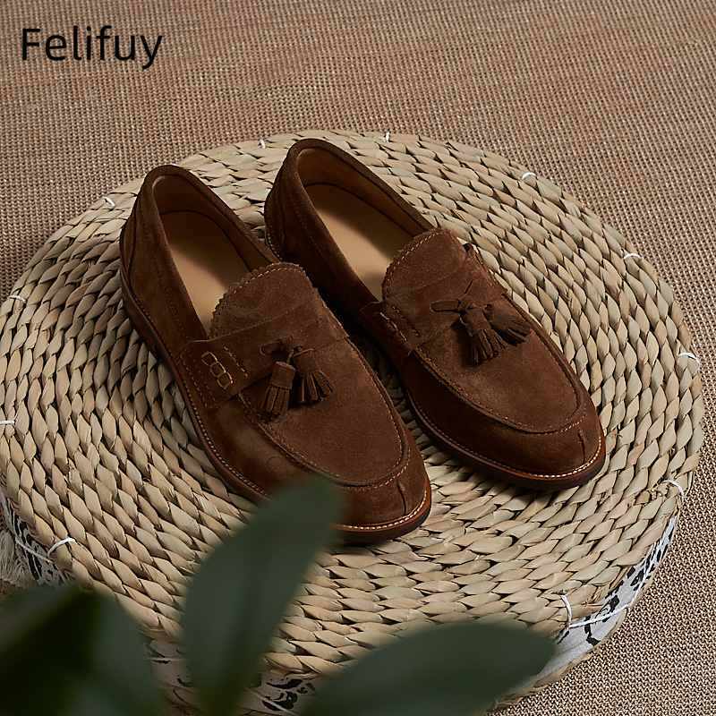 New Brown Men Flat Loafers Cow - Men'S Formal Wear review and price