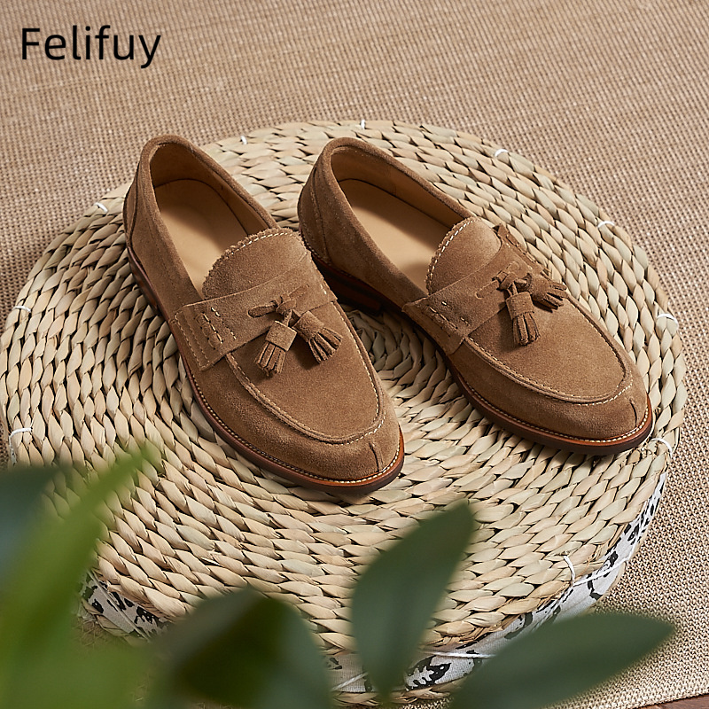 New Brown Men Flat Loafers Cow - Men'S Formal Wear review and price