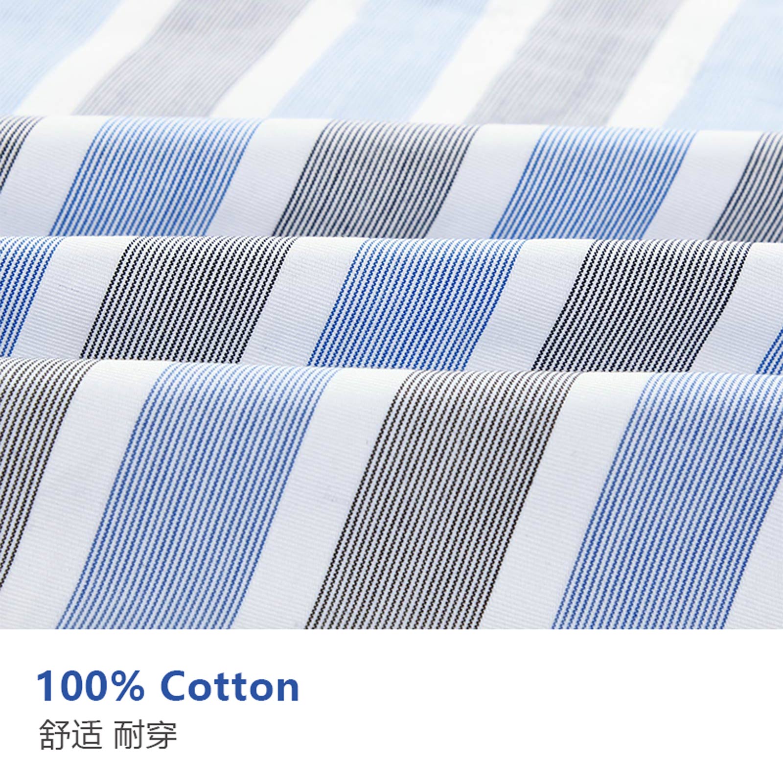 Men's 100% Cotton Striped Shir - Men Formal Wear Brands review and price