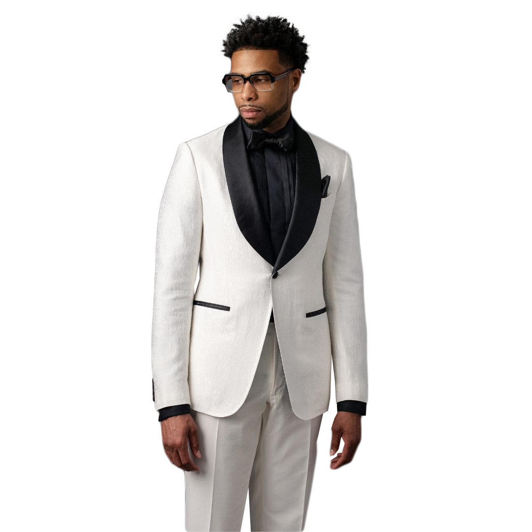 Jacquard Men's Suit 2 Pieces B - Wool Suit Jacket review and price