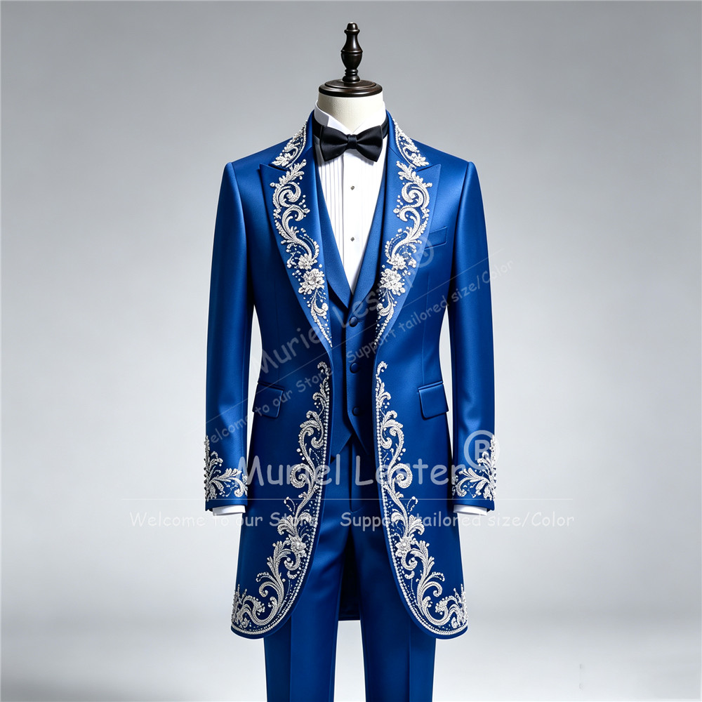 Luxury Man Wedding Tuxedo Suit - Men Formal Wear With Blazer review and price